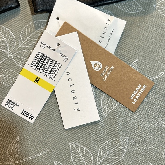 Ladies Sanctuary Vegan Leather Coat. - Picture 4 of 8